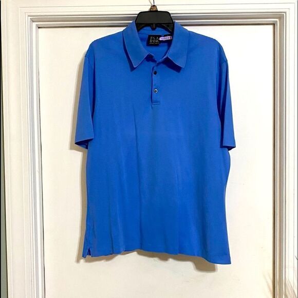 JOS. A. BANK Signature Collection Light Blue Size Large Collared Men Shirt EUC - Picture 2 of 5